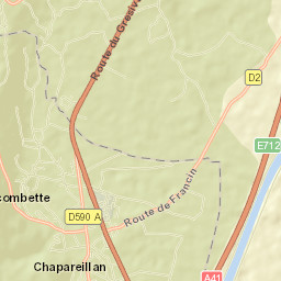 Chapareillan Street Map