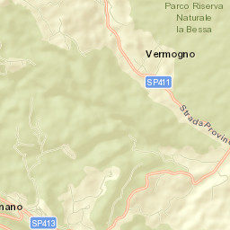 Magnano Street Map