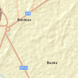 Buronzo Street Map
