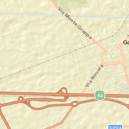 Galliate Street Map