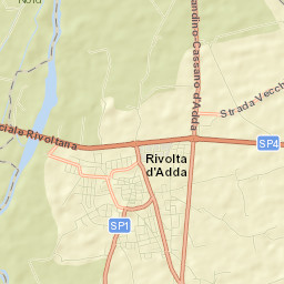 Rivolta d'Adda Street Map