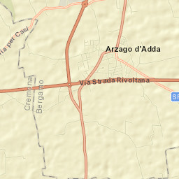 Arzago d'Adda Street Map