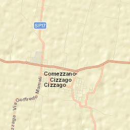 Cizzago-Comezzano Street Map