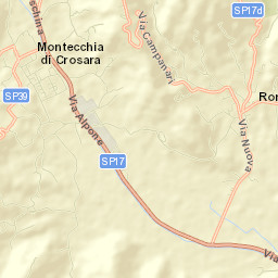Montecchia di Crosara Street Map