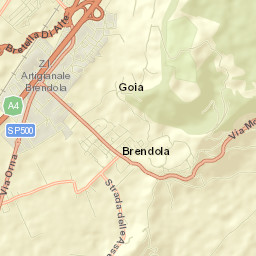 Brendola Street Map