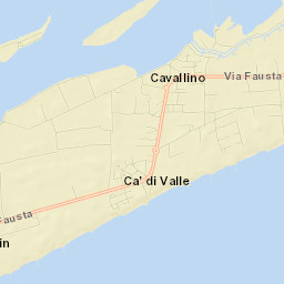 Cavallino Street Map
