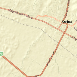 Kutina Street Map