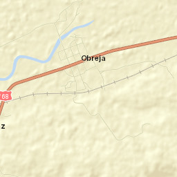 Obreja Street Map