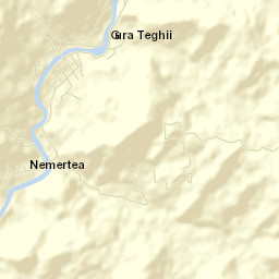 Gura Teghii Street Map