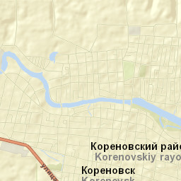 Korenovsk Street Map