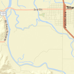 Tillamook Street Map