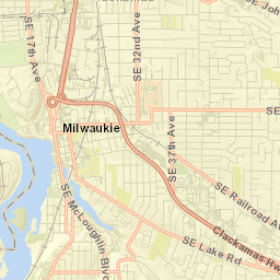 Milwaukie Street Map