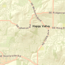 Happy Valley Street Map