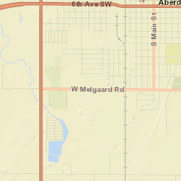 1701-1709 South 8th Street, Aberdeen, SD Street Map