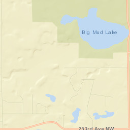 Sherburne County Street Map