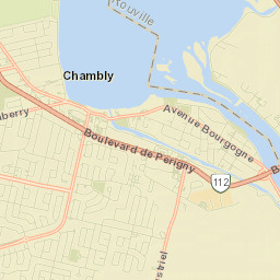 Chambly Street Map