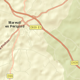 Mareuil Street Map