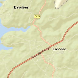Lanobre Street Map
