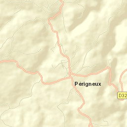 Périgneux Street Map