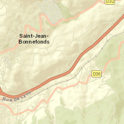 Saint-Jean-Bonnefonds Street Map
