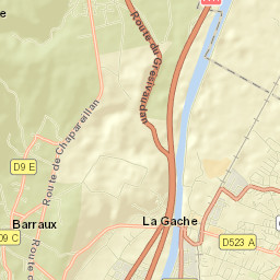 Pontcharra Street Map