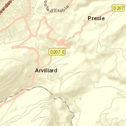 La Rochette Street Map