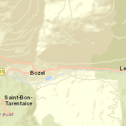 Bozel Street Map