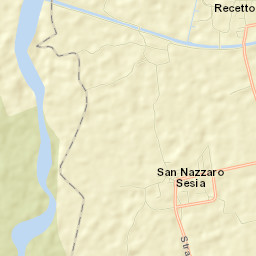 Recetto Street Map