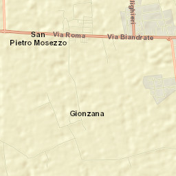 San Pietro Mosezzo Street Map
