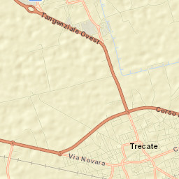 Trecate Street Map