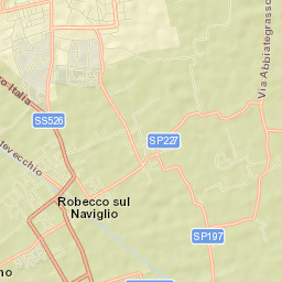 Robecco sul Naviglio Street Map
