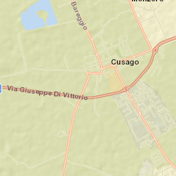 Cusago Street Map