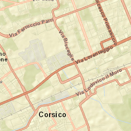 Corsico Street Map