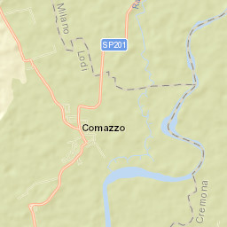 Comazzo Street Map