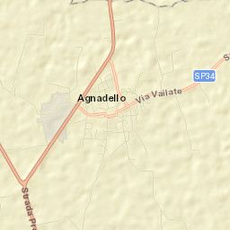 Agnadello Street Map