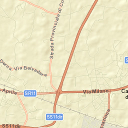Cavalcaselle Street Map