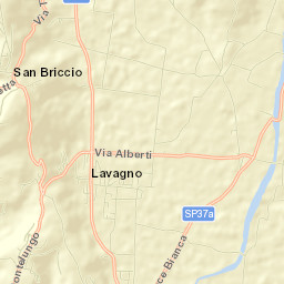 Lavagno Street Map