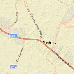 Mestrino Street Map