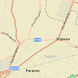 Vigonza Street Map