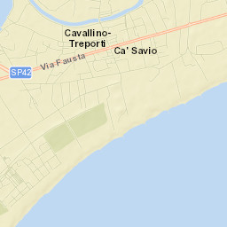 Ca' Savio Street Map