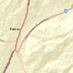 Pakrac Street Map