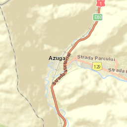 Azuga Street Map