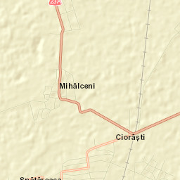 Comuna Ciorăşti Street Map