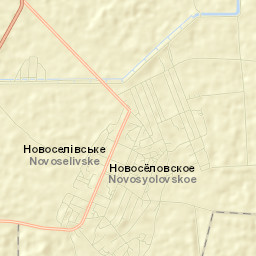 Novoselovskoye Street Map