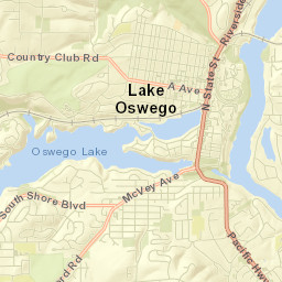 Lake Oswego Street Map
