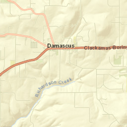 Damascus Street Map