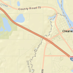 Clearwater Street Map