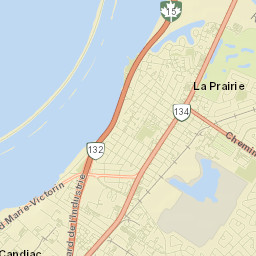 La Prairie Street Map