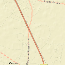 Saint-Vivien-de-Médoc Street Map