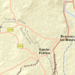 Sainte-Florine Street Map